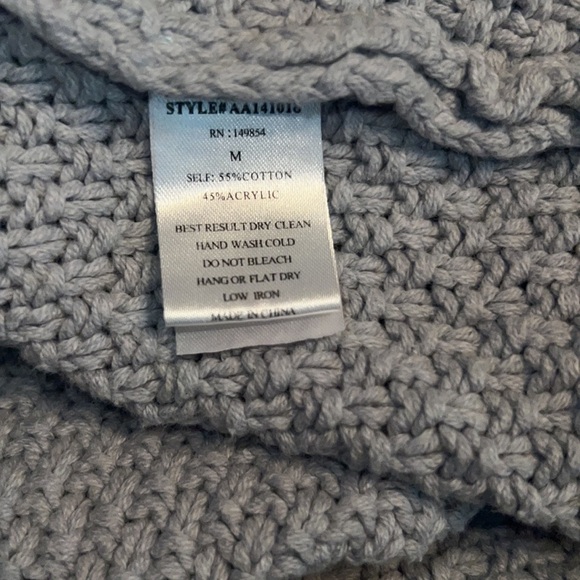 Anthropologie Sadie & Sage Knit Open Batwing Cardigan Size M - Picture 4 of 5